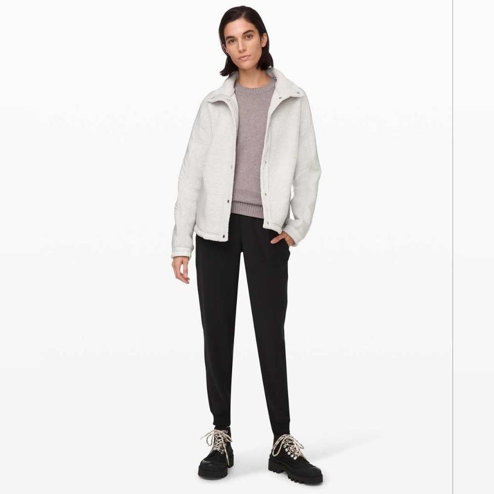 Lululemon Go Cozy Jacket Heathered Ceramic Like New